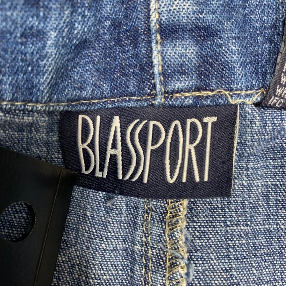 Blassport Women’s Jeans Blue Size 12 Short Elastic Waist 100% Cotton Classic Fit - Picture 7 of 8